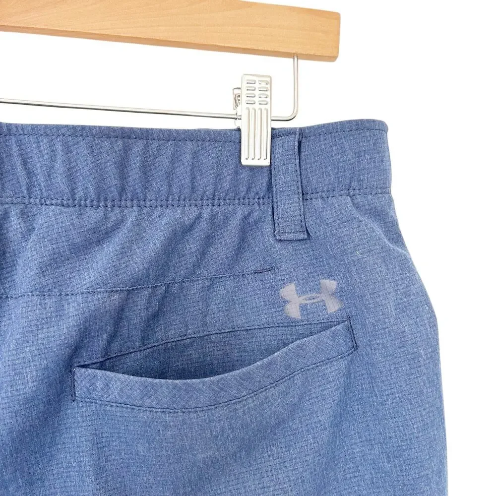 Under Armour Blue Flat Front Chino Golf Pants Sz 36x30